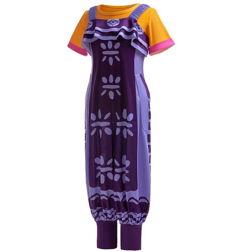 Movie iwaju Princess Cosplay Costumes Halloween Fancy Jumpsuit - zzcosplay