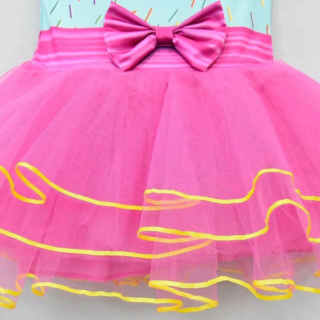 nancy Tutu Dress pink Princess Girls Birthday Party Dress Children fancy nancy Kids Unicorn Costume - zzcosplay