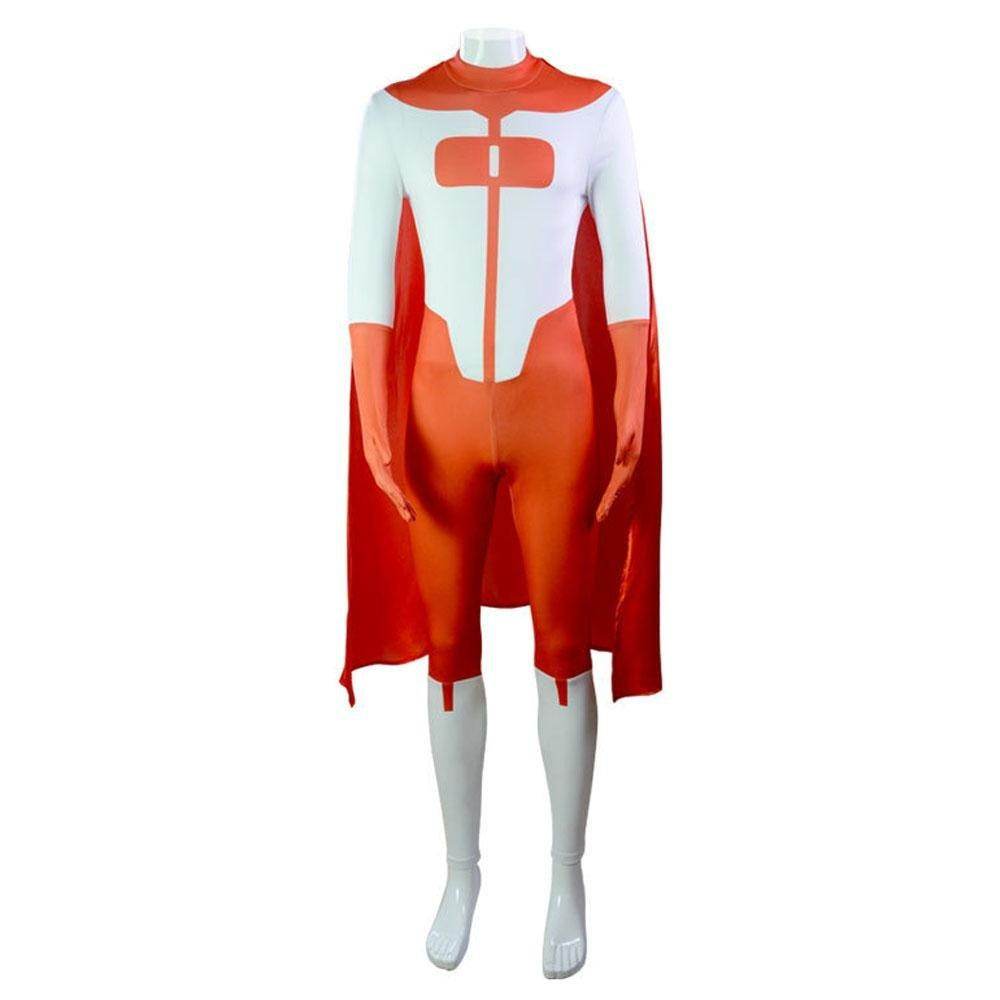 Omni-Man Invincible Costume Bodysuit Zentai Hero Cloak Cosplay - zzcosplay