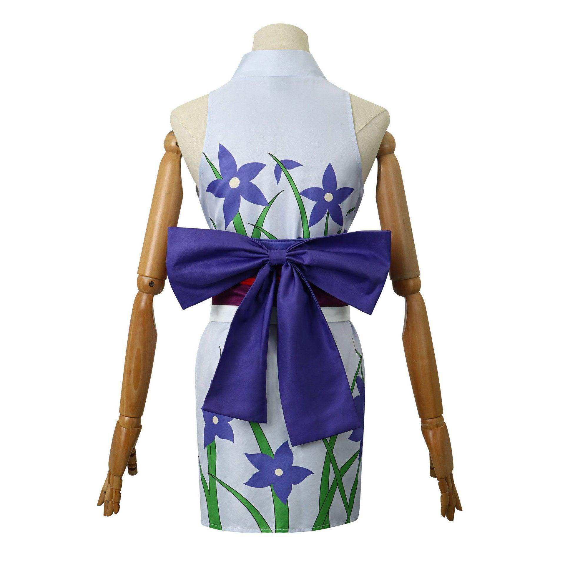 One Piece Nico Robin Costumes Japanese Anime Kimono Robe Fancy cosplay - zzcosplay