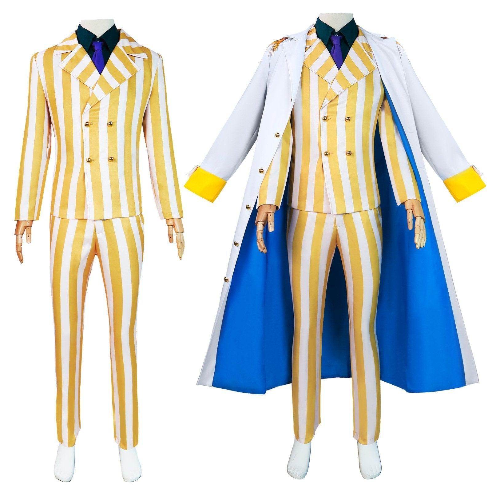 One Piece Wano Country Kizaru Costume Party Carnival Cosplay Full Set - zzcosplay