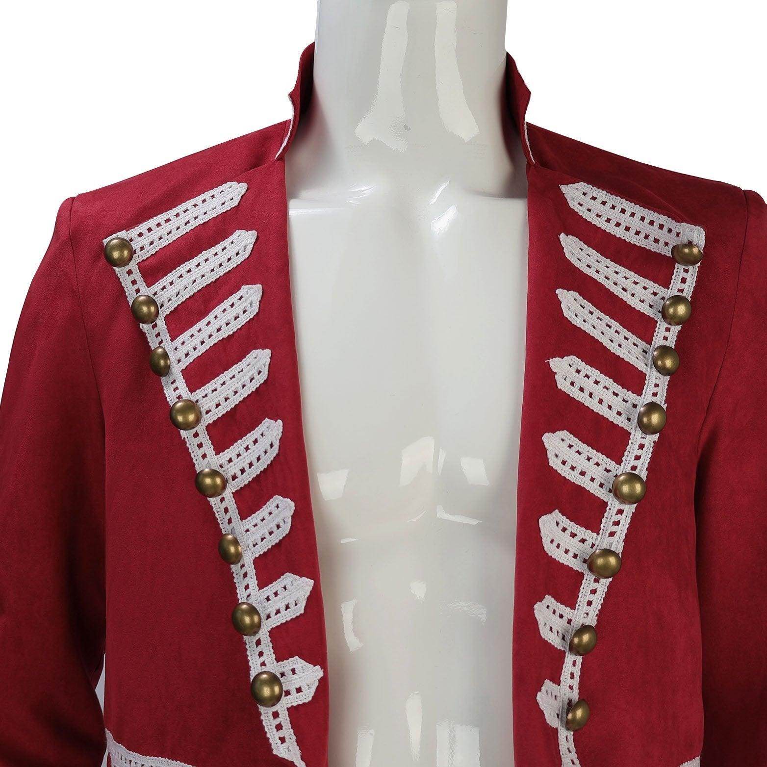 Peter Pan Pirate Captain Cosplay Costume Medieval King Outfit - zzcosplay