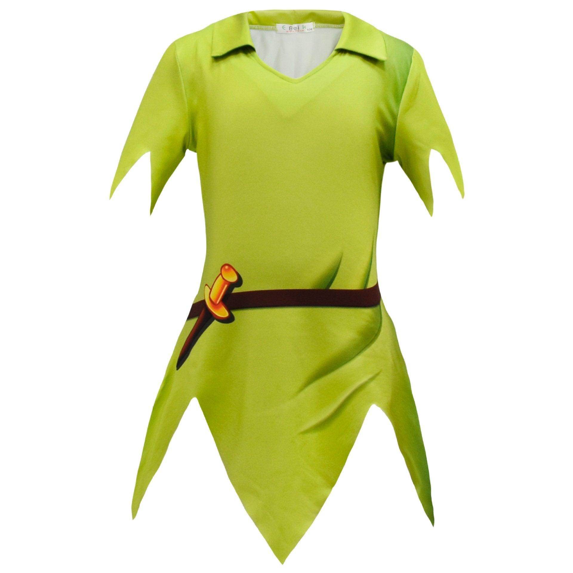 Peter Pan Shorts Suit Halloween Outfits Cosplay Costume For Kids - zzcosplay