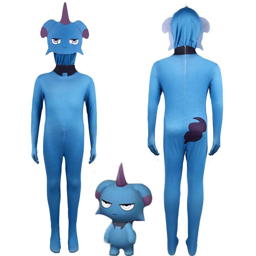 Plawworld Game Grizzbolt Depresso Cattiva Incineram Costume Cosplay Jumpsuit - zzcosplay