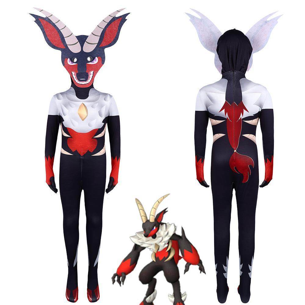 Plawworld Game Grizzbolt Depresso Cattiva Incineram Costume Cosplay Jumpsuit - zzcosplay