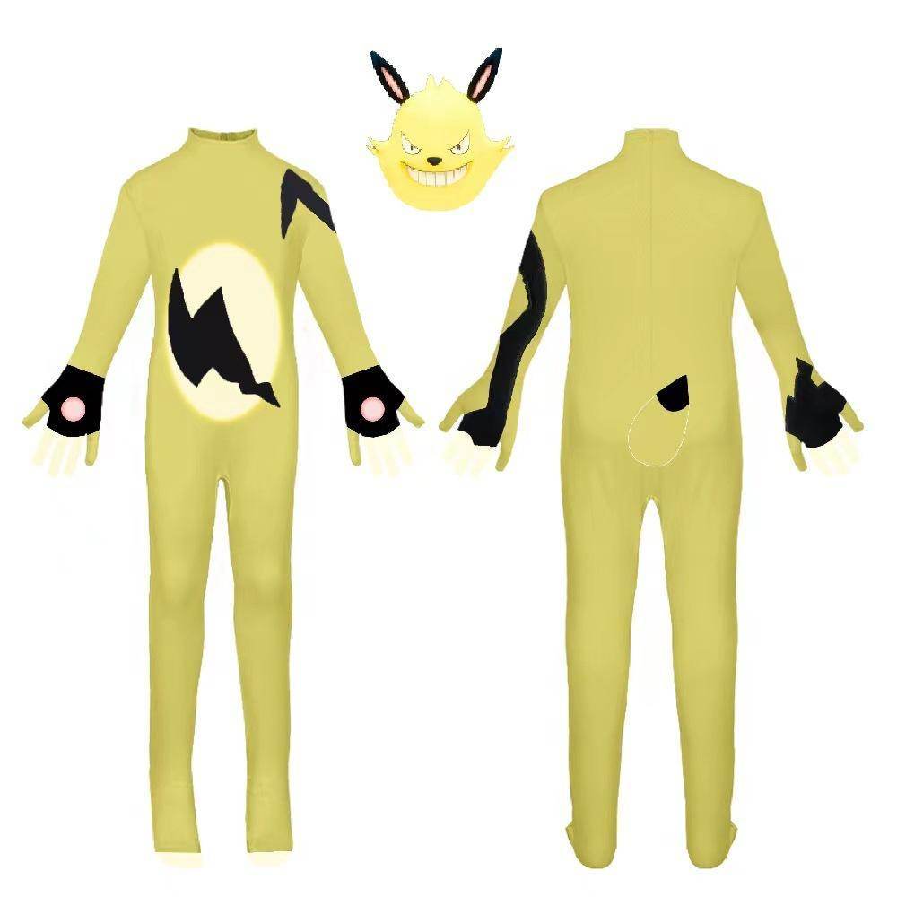 Plawworld Game Grizzbolt Depresso Cattiva Incineram Costume Cosplay Jumpsuit - zzcosplay