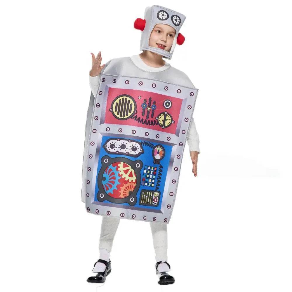 robot Cosplay Costumes Compound Sponge Party halloween for Kids - zzcosplay