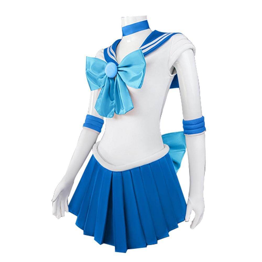 Sailor Moon Mizuno Ami Costume Uniform Dress Outfits Suit Cosplay Halloween - zzcosplay
