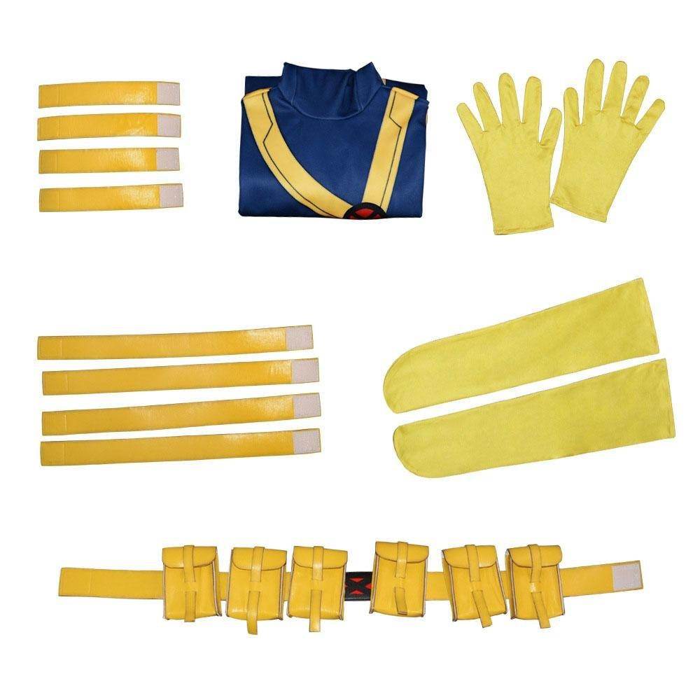 Scott Summers X-Men Cosplay Costumes Carnival Party Outfits Full Set For Adult - zzcosplay