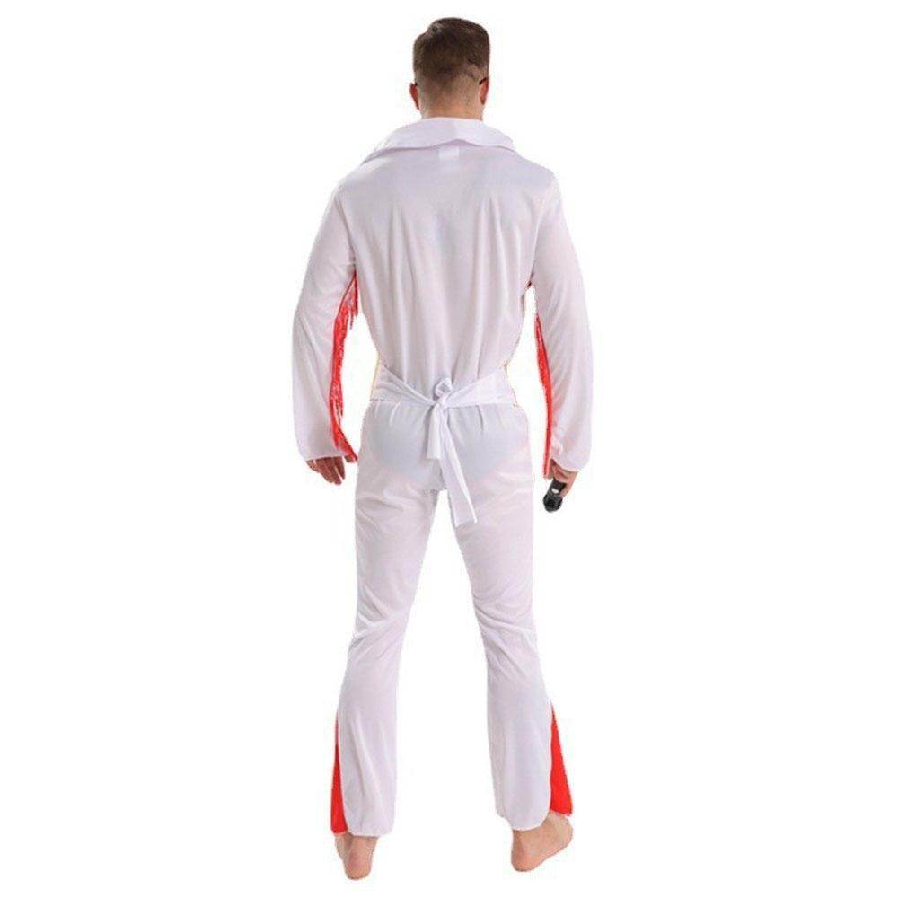 Singer Elvis Presley 80s Costume Outfits Vintage Carnival Masquerade Halloween for Men - zzcosplay