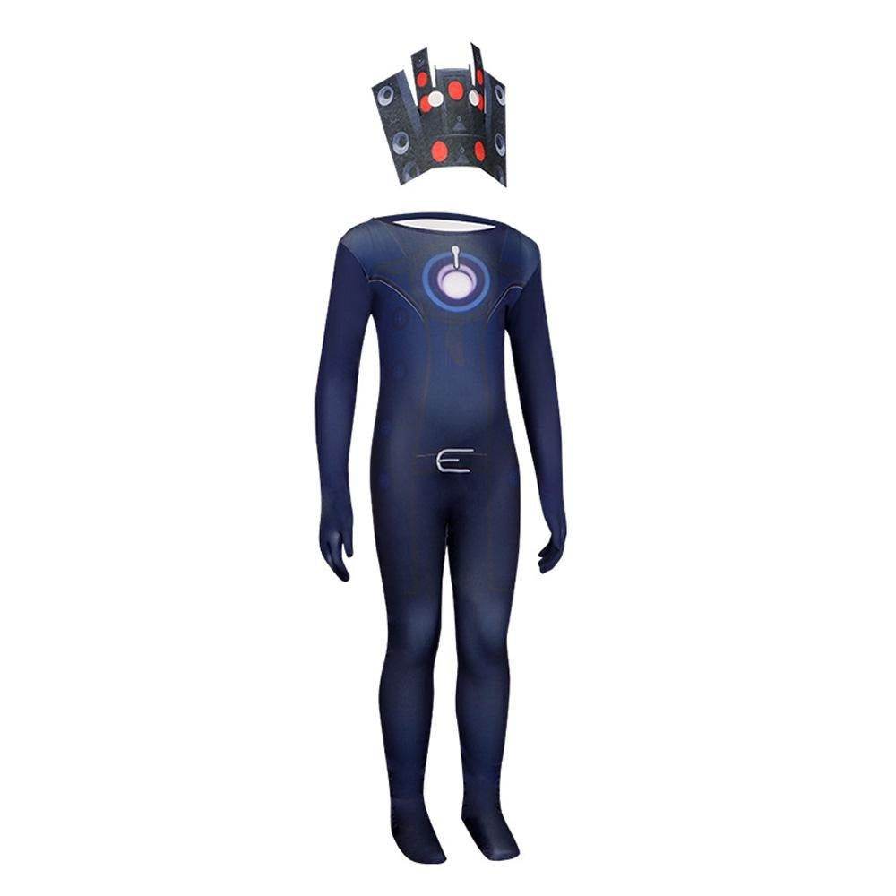 Skibidi Toilet Game Kids Cosplay Costume Jumpsuit Halloween Carnival Suit - zzcosplay