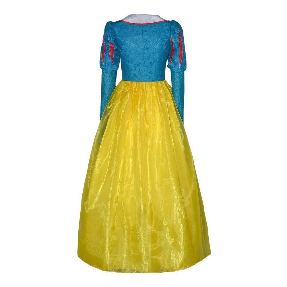 Snow White Princess Dress Cosplay Costume Carnival For Adult - zzcosplay