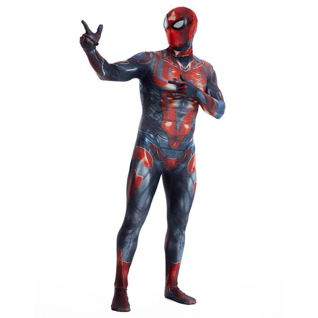 Spider Armor MK III Spider Man Peter Parker Shimmering Cosplay Suit PS4 Costume - zzcosplay