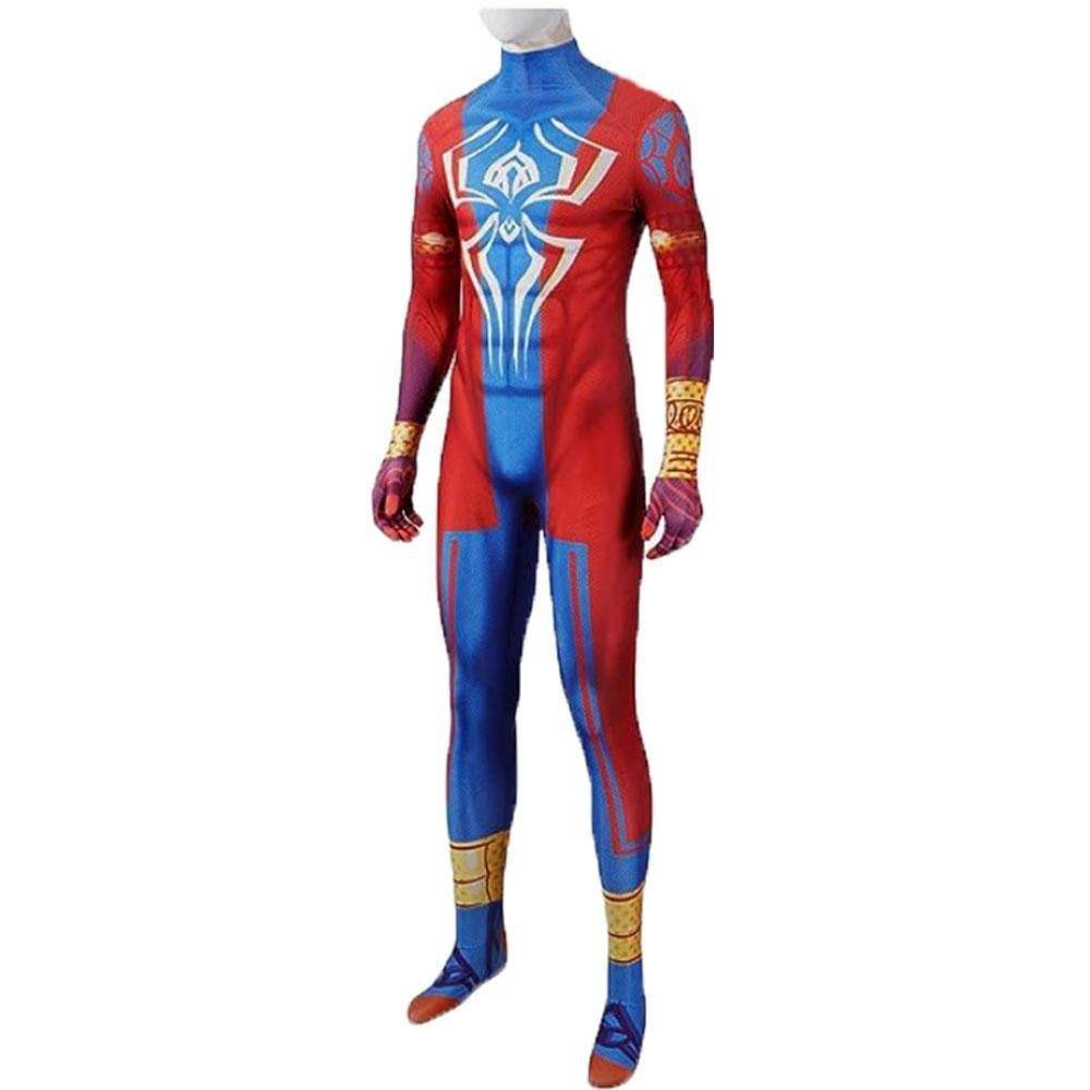 Spider-Man: Across The Spider-Verse India Pavitr Prabhakar Jumpsuit Cosplay Costume - zzcosplay