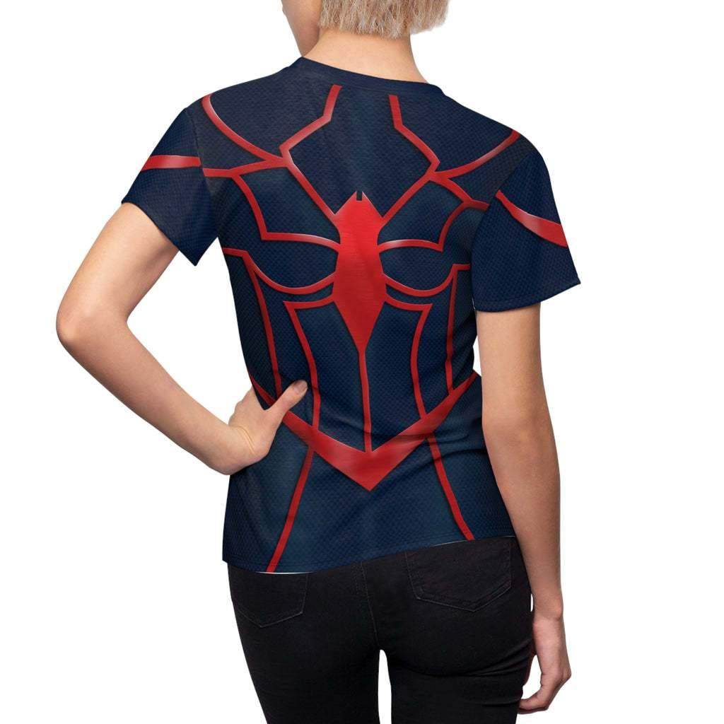 Spider-Woman Women's Short sleeve Shirt Madame Web Costume SuperHero Outfit - zzcosplay