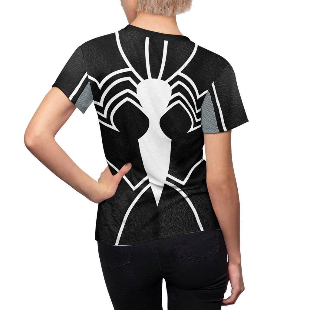 Spider-Woman Women's Short sleeve Shirt Madame Web Costume SuperHero Outfit - zzcosplay