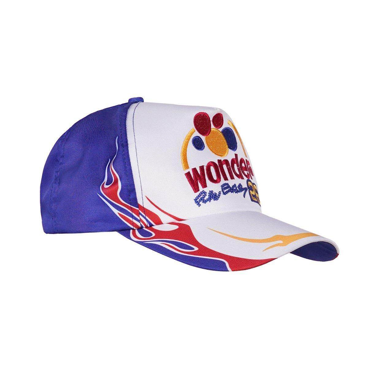 Talladega Nights Ricky Bobby Racing Shirt and Hat Set Men's Short Sleeve Casual Costume - zzcosplay