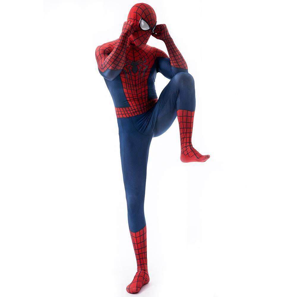 The Amazing Spider-Man Peter B Parker Costume Cosplay Jumpsuit Halloween Zentai For Adult Kids - zzcosplay