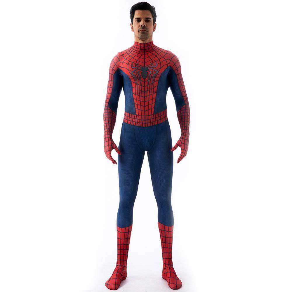 The Amazing Spider-Man Peter B Parker Costume Cosplay Jumpsuit Halloween Zentai For Adult Kids - zzcosplay
