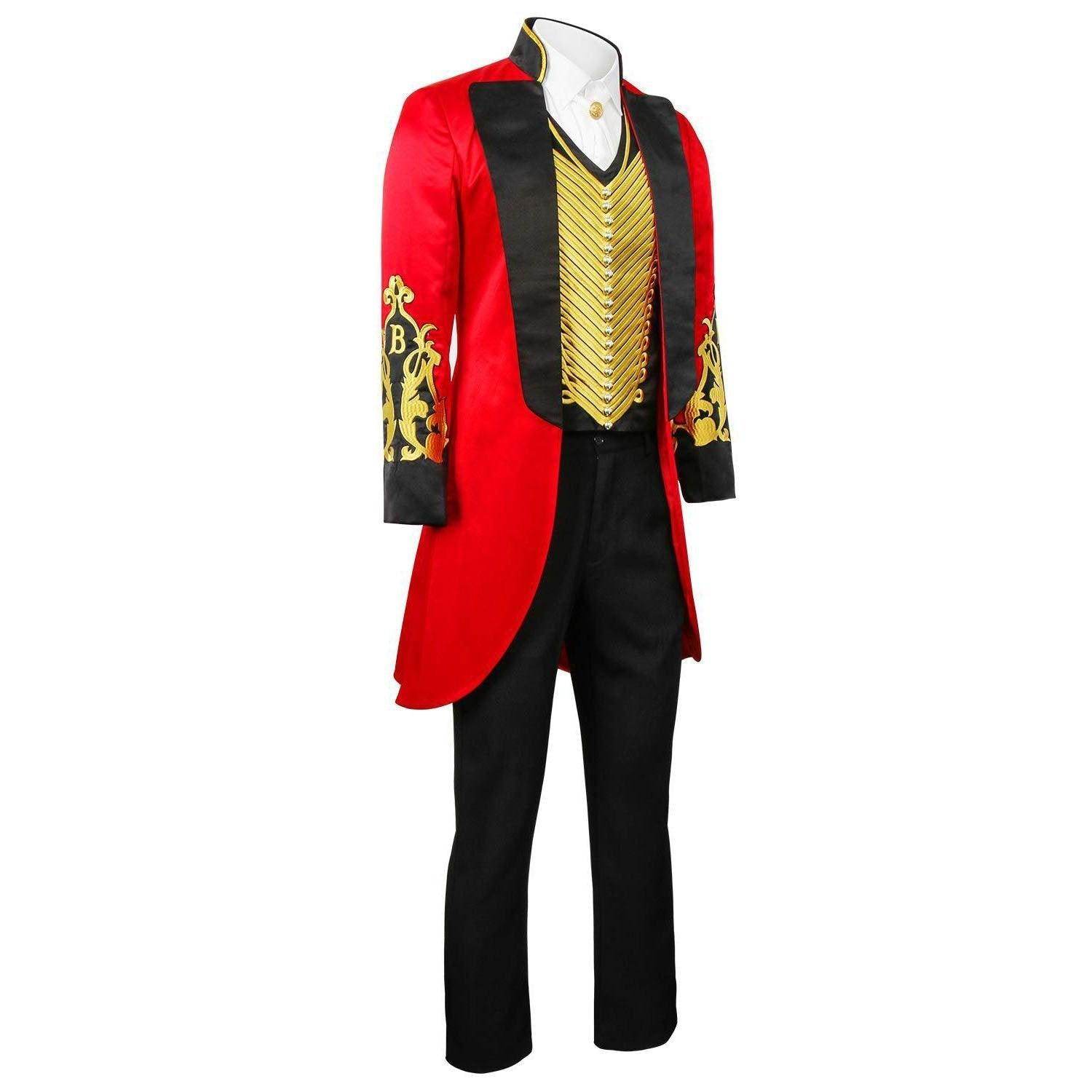 The Greatest Showman Cosplay Costume P.T. Barnum Red Suit - zzcosplay