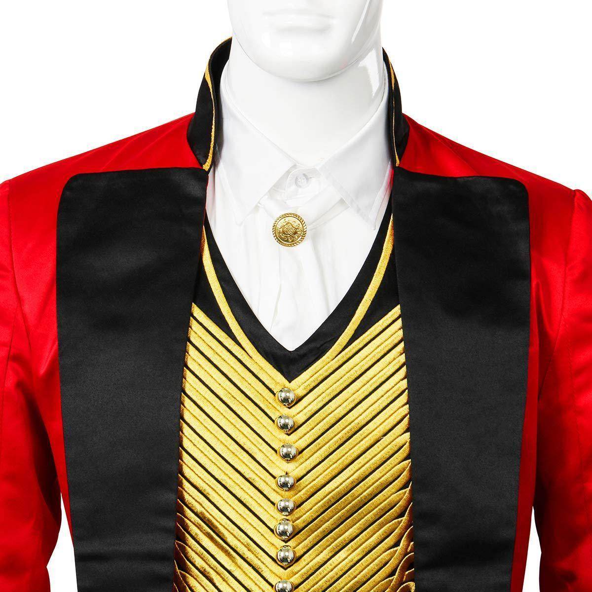 The Greatest Showman Cosplay Costume P.T. Barnum Red Suit - zzcosplay