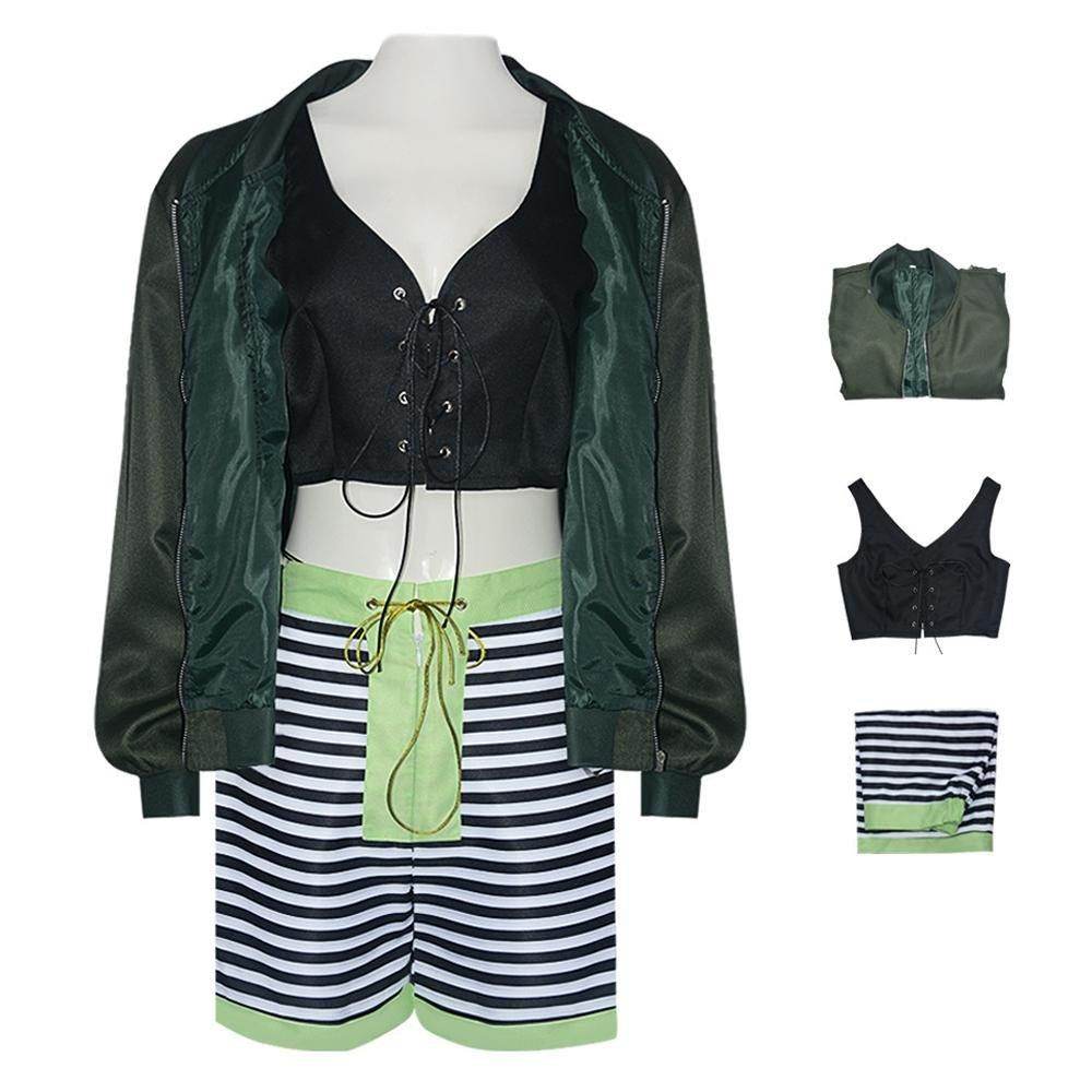 The Professional Léon Mathilda Lando Green casual suit cosplay costume - zzcosplay