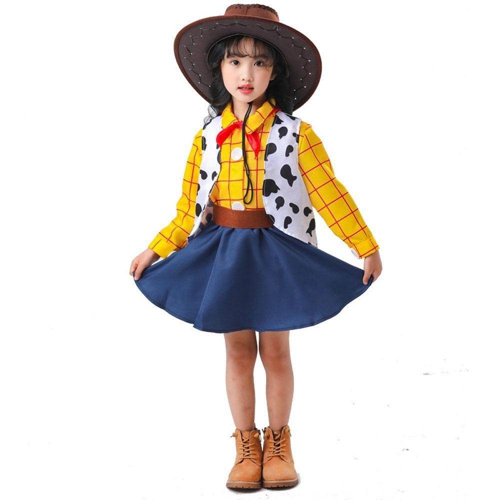Toy Story 4 Woody Costume Halloween For Kids Child Girls Boys - zzcosplay
