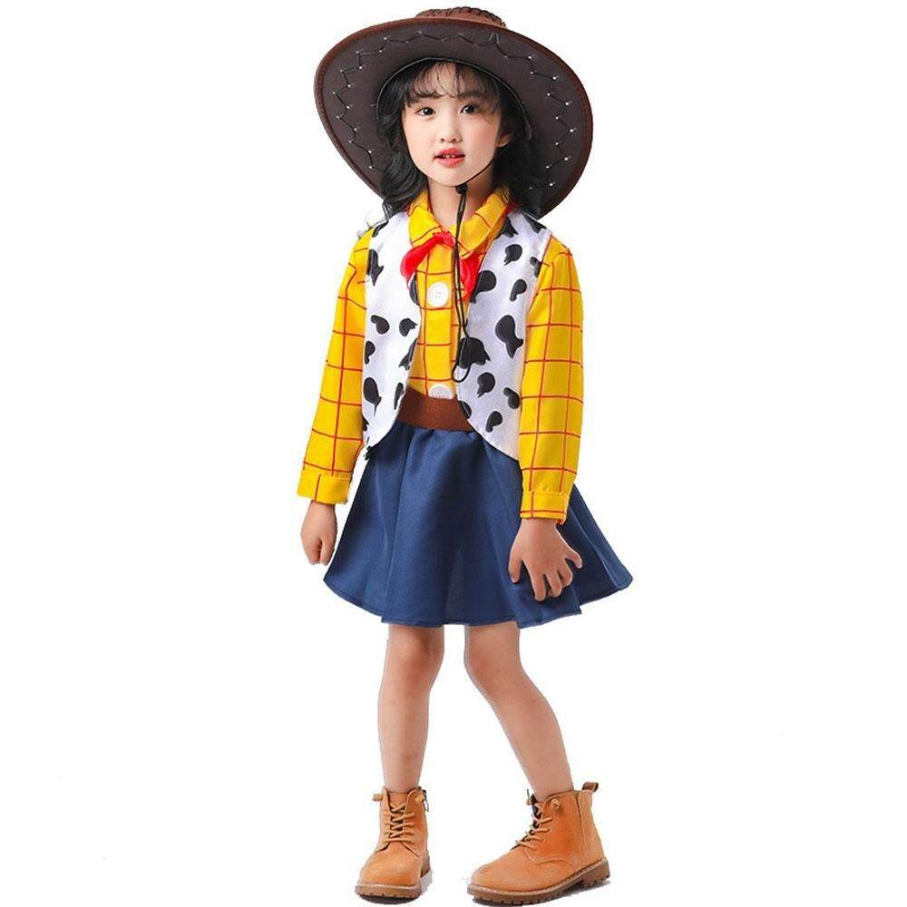 Toy Story 4 Woody Costume Halloween For Kids Child Girls Boys - zzcosplay