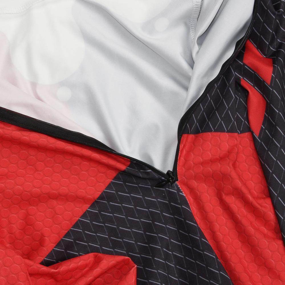 Women Adult Halloween Digital Printed Clown Costume Jumpsuit - zzcosplay