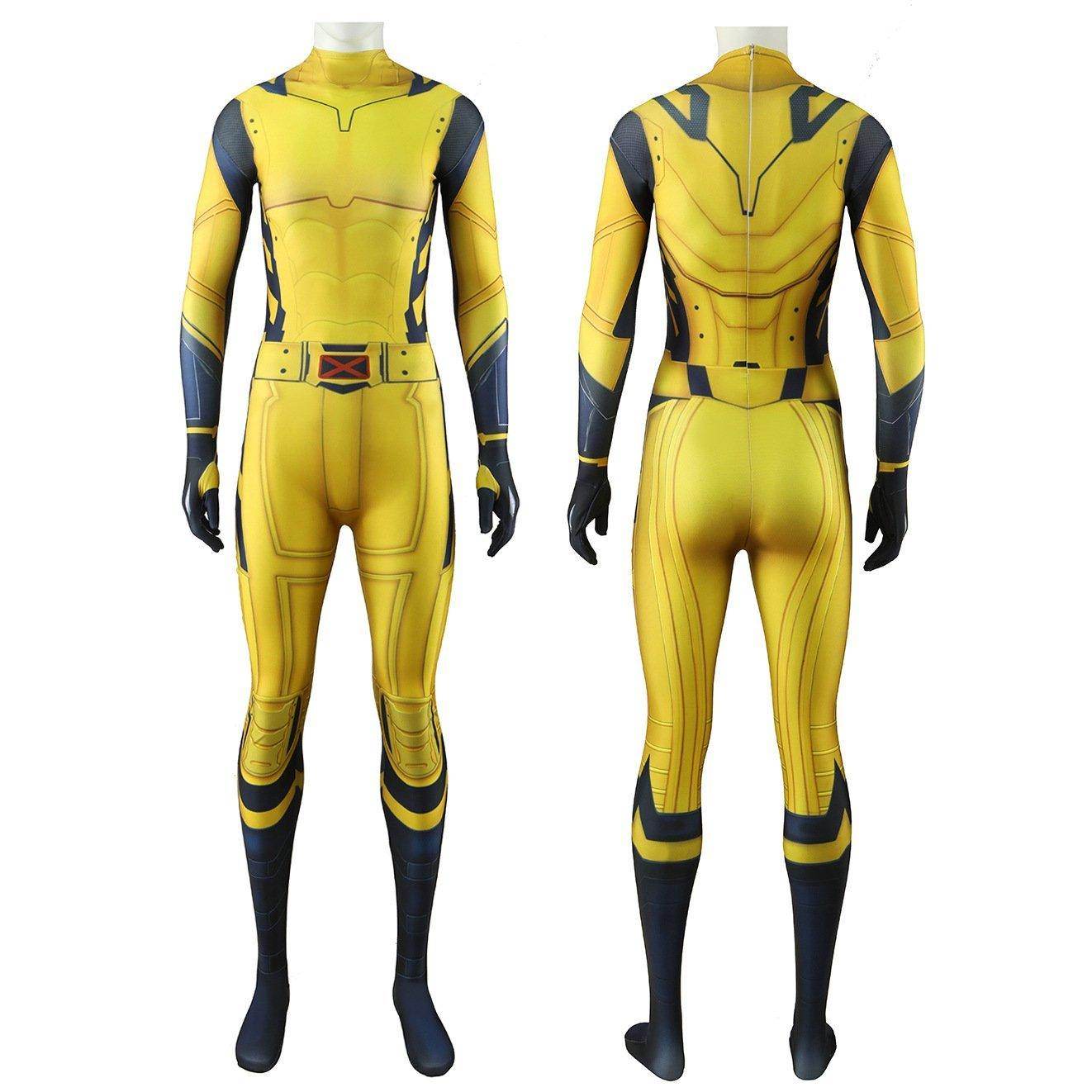 Women Wolverine Costume X23 Logan Halloween Cosplay Jumpsuit Deadpool 3 Dafne Keen Yellow - zzcosplay