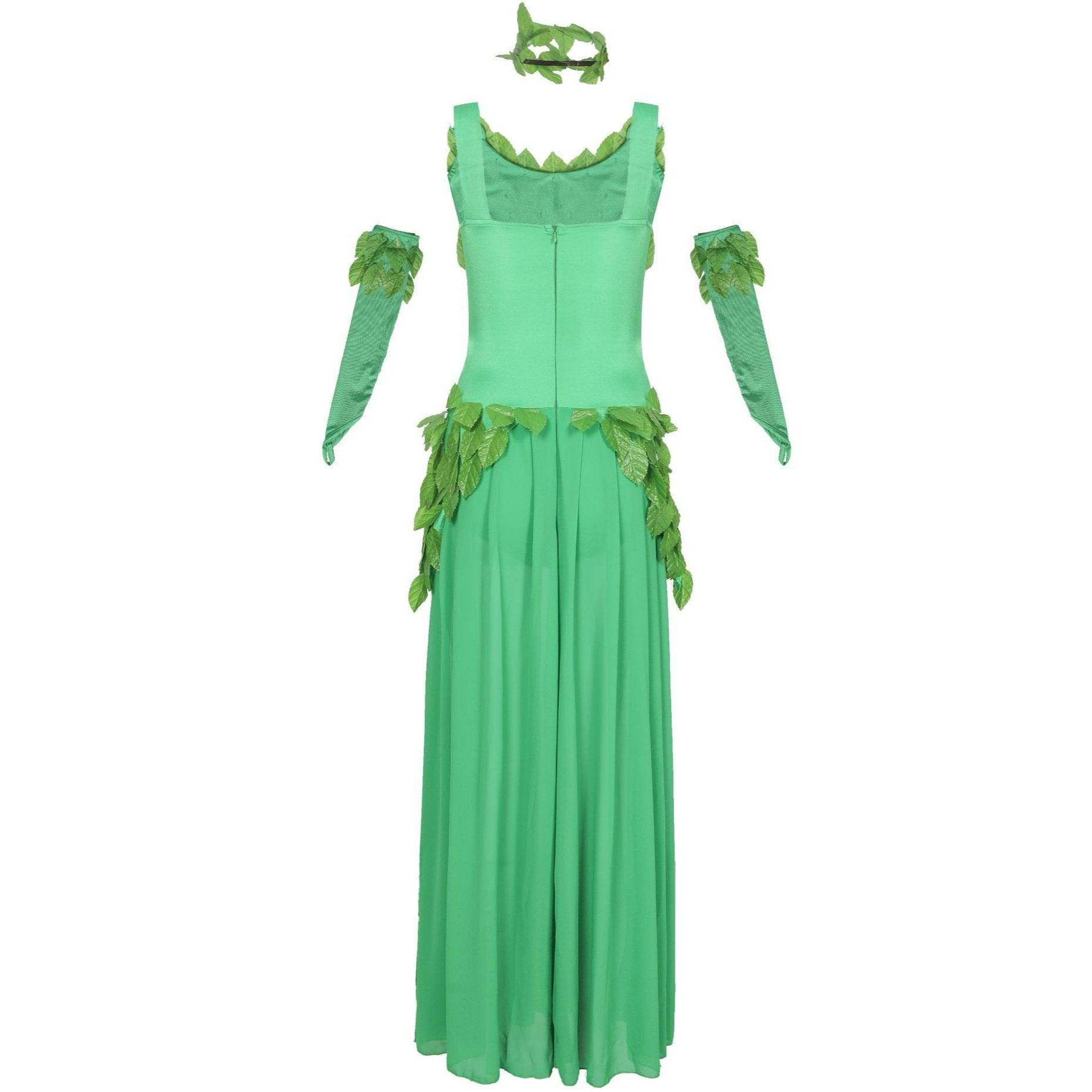 Women's Deuxe Poison lvy Costume long dress Halloween - zzcosplay